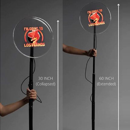 ELLO INDIA Portable Handheld 3D Hologram Fan Stand