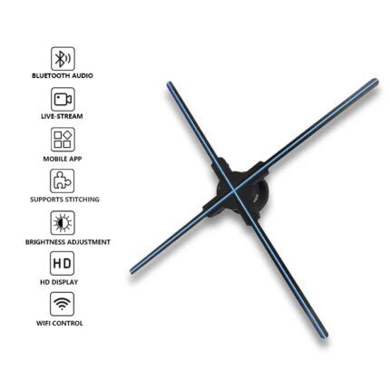 Elloindia 65cm 3D Hologram fan