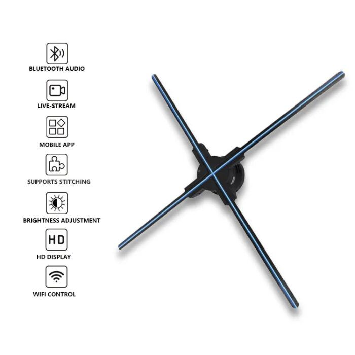 Elloindia 65cm 3D Hologram fan