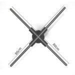 Elloindia 80cm 3D Hologram fan