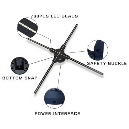 Elloindia 3D Hologram fan