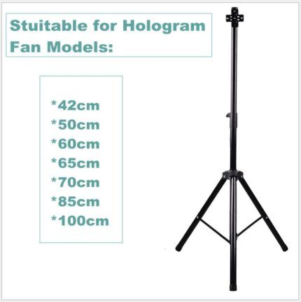 ELLO INDIA Portable Handheld 3D Hologram Fan Stand