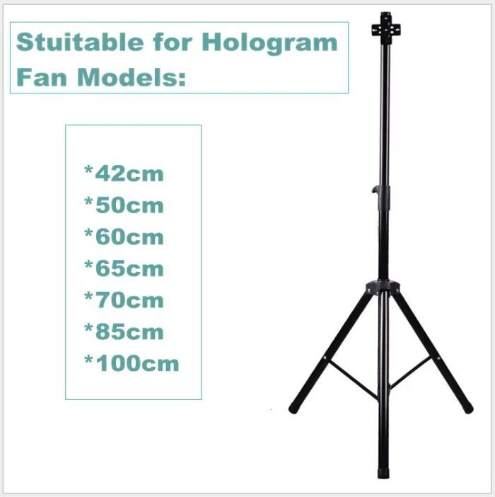 ELLO INDIA Portable Handheld 3D Hologram Fan Stand