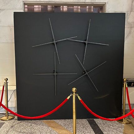 ELLO INDIA 6x6 ft Square 3D Hologram Display Kit - Includes 4x 100cm Fans & Heavy Stands (Unlimited Splicing, App Control)