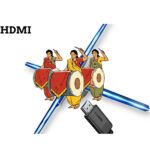 ELLO INDIA 70cm 3D Hologram Fan with 5G Wireless HDMI & Splicing Capability (2048x960 Resolution)