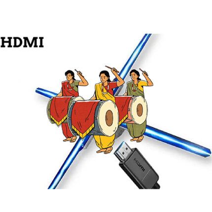ELLO INDIA 70cm 3D Hologram Fan with 5G Wireless HDMI & Splicing Capability (2048x960 Resolution)