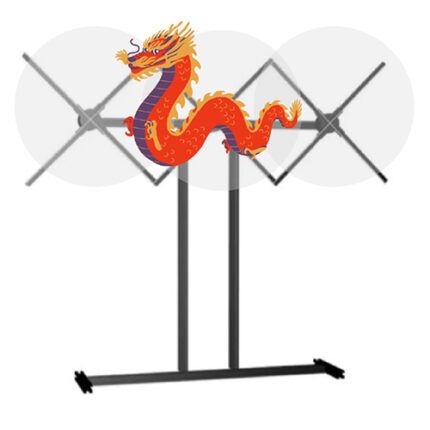 ELLO INDIA 6x2.5 ft Horizontal 3D Hologram Display