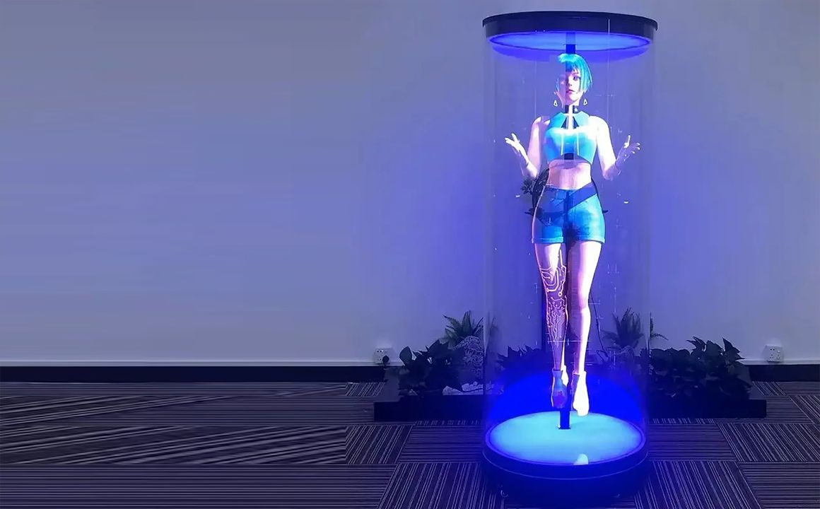 3d hologram fan tube