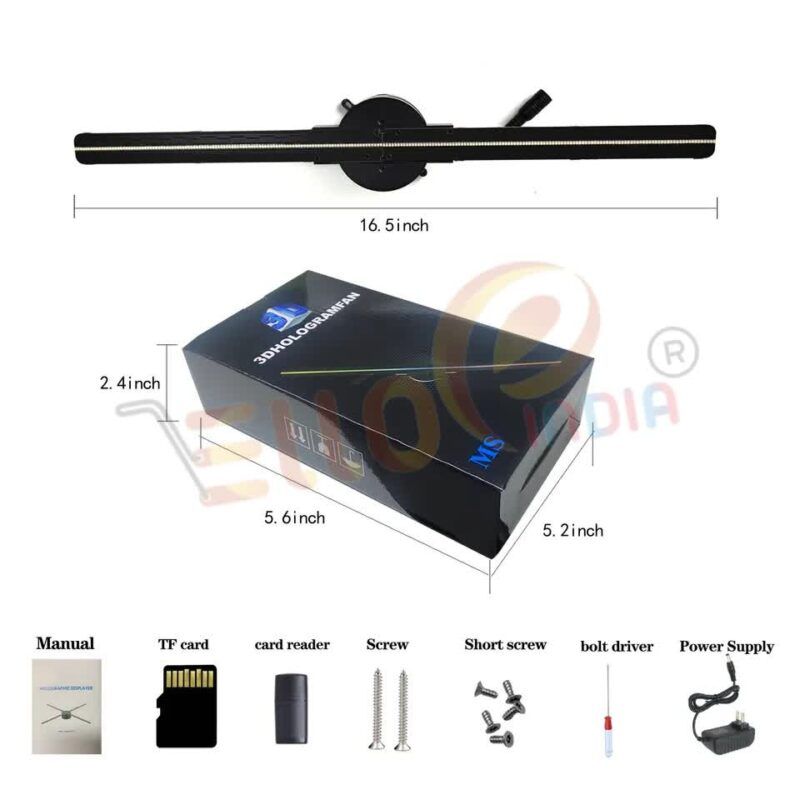 3D Holographic fan 42cm